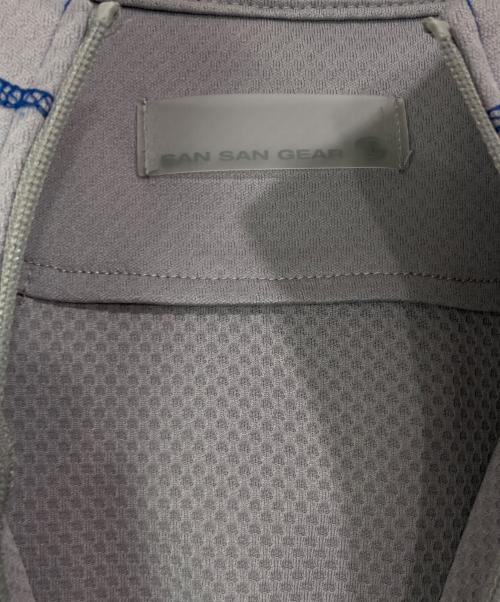 san san gear（サンサンギア）SAN SAN GEAR (サンサンギア) OVERLOCK MESH ZIP-UP グレー サイズ:1の古着・服飾アイテム