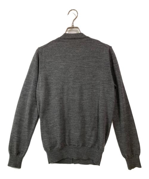 COMME des GARCONS（コムデギャルソン）COMME des GARCONS (コムデギャルソン) 06AW ペルソナ期 レイヤードカーディガン グレー×レッド サイズ:Sの古着・服飾アイテム