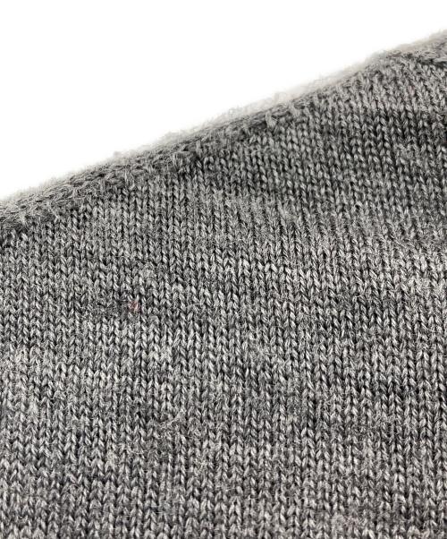 COMME des GARCONS（コムデギャルソン）COMME des GARCONS (コムデギャルソン) 06AW ペルソナ期 レイヤードカーディガン グレー×レッド サイズ:Sの古着・服飾アイテム