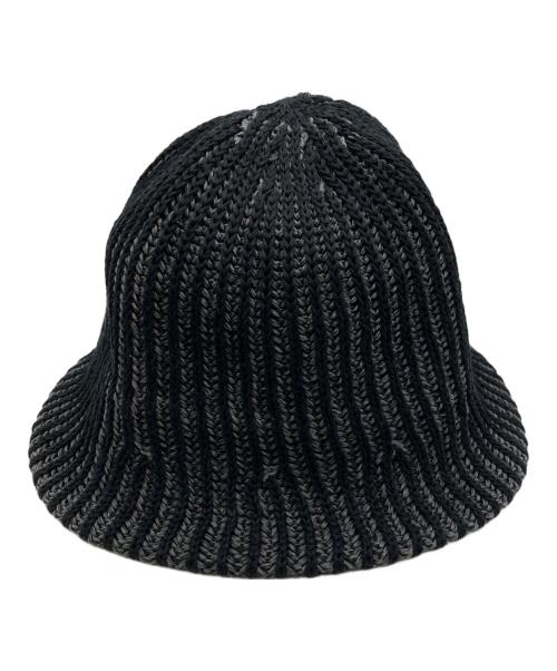 COOTIE PRODUCTIONS（クーティープロダクツ）COOTIE PRODUCTIONS (クーティープロダクツ) knit crusher hat ブラックの古着・服飾アイテム