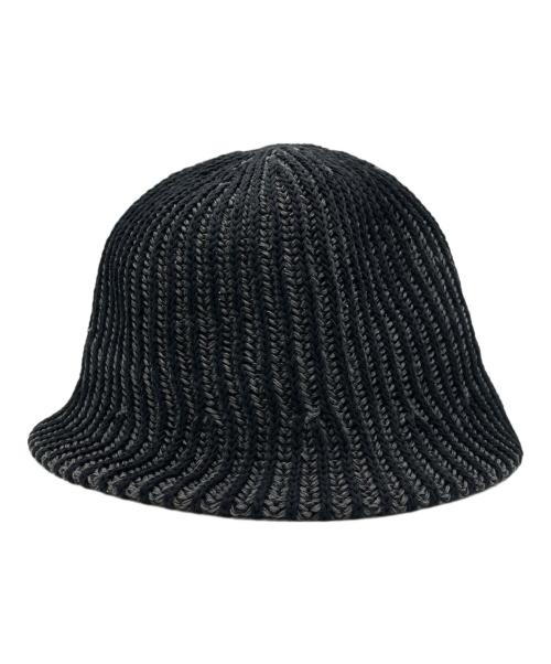 COOTIE PRODUCTIONS（クーティープロダクツ）COOTIE PRODUCTIONS (クーティープロダクツ) knit crusher hat ブラックの古着・服飾アイテム
