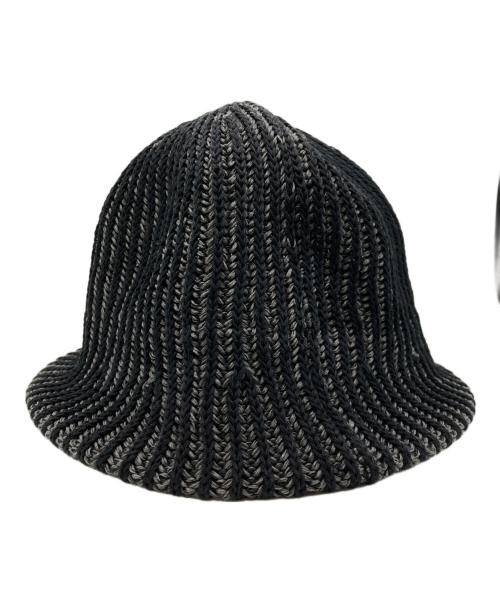 COOTIE PRODUCTIONS（クーティープロダクツ）COOTIE PRODUCTIONS (クーティープロダクツ) knit crusher hat ブラックの古着・服飾アイテム