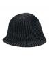 COOTIE PRODUCTIONS (クーティープロダクツ) knit crusher hat ブラック：7000円