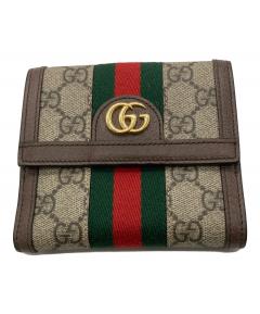 中古・古着通販】GUCCI (グッチ) オールドGGスプリームポーチ ブラウン