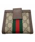 GUCCI (グッチ) オフィディアスモールウォレット ブラウン：25000円