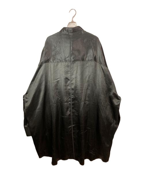 SHINYA KOZUKA（シンヤコズカ）SHINYA KOZUKA (シンヤコズカ) ENOUGH GIANT SHIRT/METALLIC ブラック サイズ:Mの古着・服飾アイテム