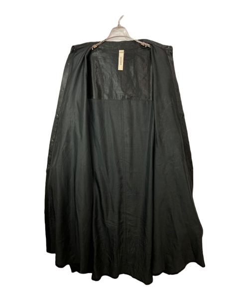 SHINYA KOZUKA（シンヤコズカ）SHINYA KOZUKA (シンヤコズカ) ENOUGH GIANT SHIRT/METALLIC ブラック サイズ:Mの古着・服飾アイテム