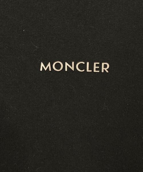 MONCLER（モンクレール）MONCLER (モンクレール) ロゴスウェットシャツ ブラック サイズ:XLの古着・服飾アイテム