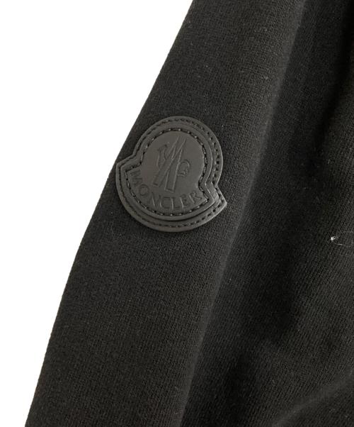 MONCLER（モンクレール）MONCLER (モンクレール) ロゴスウェットシャツ ブラック サイズ:XLの古着・服飾アイテム