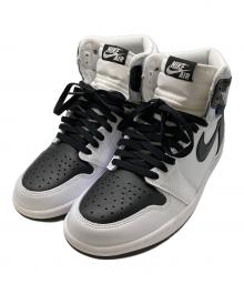 NIKE×FRAGMENT DESIGN×UNION（ナイキ×フラグメントデザイン×ユニオン）の古着「エアジョーダン1 レトロ ハイ OG」｜ホワイト×ブラック