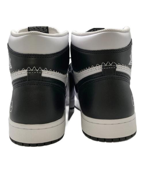 NIKE（ナイキ）NIKE (ナイキ) FRAGMENT DESIGN (フラグメントデザイン) UNION (ユニオン) エアジョーダン1 レトロ ハイ OG ホワイト×ブラック サイズ:27.5 未使用品の古着・服飾アイテム