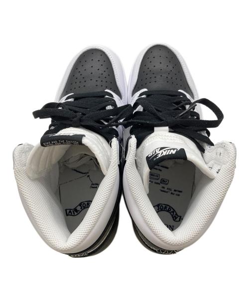 NIKE（ナイキ）NIKE (ナイキ) FRAGMENT DESIGN (フラグメントデザイン) UNION (ユニオン) エアジョーダン1 レトロ ハイ OG ホワイト×ブラック サイズ:27.5 未使用品の古着・服飾アイテム