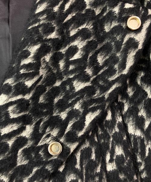 PAUL SMITH（ポールスミス）Paul Smith (ポールスミス) 音符柄フーデッドロングコート ブラック サイズ:Sの古着・服飾アイテム