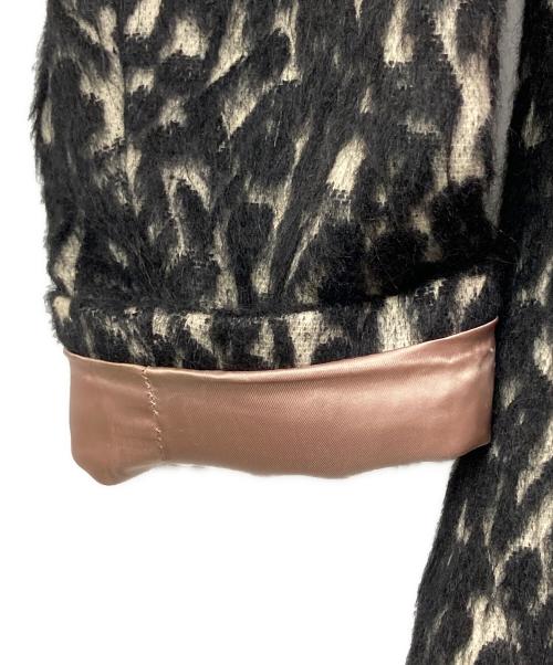 PAUL SMITH（ポールスミス）Paul Smith (ポールスミス) 音符柄フーデッドロングコート ブラック サイズ:Sの古着・服飾アイテム