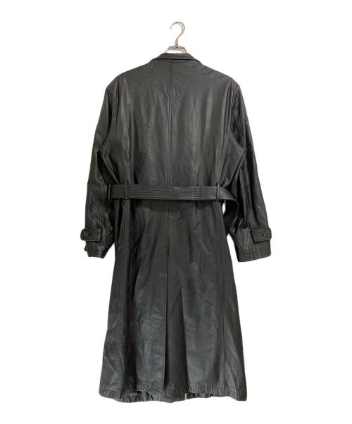 MEN'S TENORAS（メンズティラノス）MEN'S TENORAS (メンズティラノス) カウレザーロングコート ブラック サイズ:Ｌの古着・服飾アイテム
