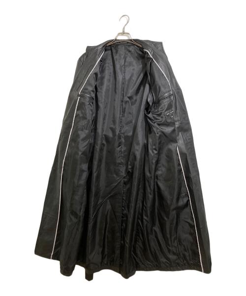 MEN'S TENORAS（メンズティラノス）MEN'S TENORAS (メンズティラノス) カウレザーロングコート ブラック サイズ:Ｌの古着・服飾アイテム