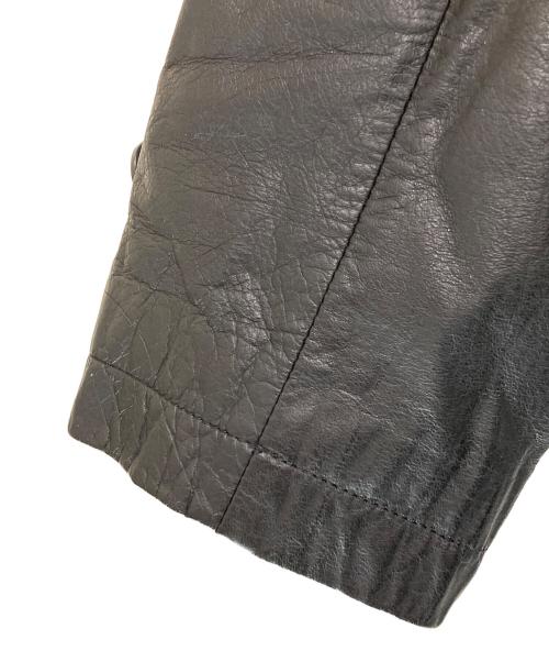 MEN'S TENORAS（メンズティラノス）MEN'S TENORAS (メンズティラノス) カウレザーロングコート ブラック サイズ:Ｌの古着・服飾アイテム