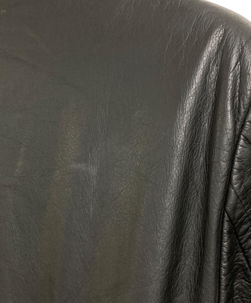 MEN'S TENORAS（メンズティラノス）MEN'S TENORAS (メンズティラノス) カウレザーロングコート ブラック サイズ:Ｌの古着・服飾アイテム