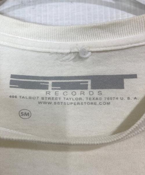 SST RECORDS（エス・エス・ティー・レコード）SST RECORDS (エス・エス・ティー・レコード) プリントTシャツ ホワイト サイズ:SMの古着・服飾アイテム