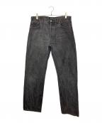 LEVI'Sリーバイス）の古着「後染め501デニムパンツ」｜ブラック