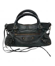 BALENCIAGA（バレンシアガ）の古着「ハンドバッグ ザファースト」｜ブラック