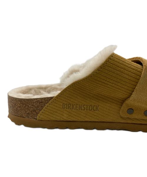 BIRKENSTOCK（ビルケンシュトック）BIRKENSTOCK (ビルケンシュトック) Kyoto Teddy LEVE Corduroy Co ベージュ サイズ:38の古着・服飾アイテム