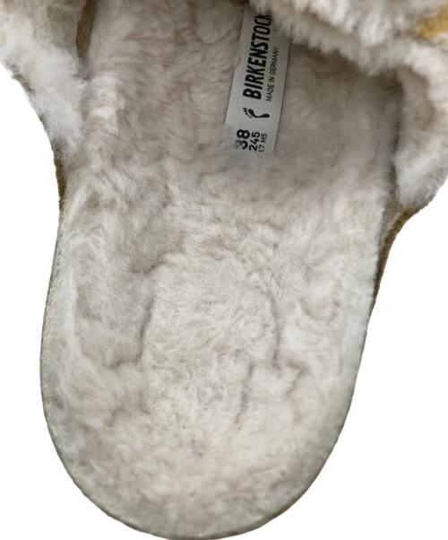 BIRKENSTOCK（ビルケンシュトック）BIRKENSTOCK (ビルケンシュトック) Kyoto Teddy LEVE Corduroy Co ベージュ サイズ:38の古着・服飾アイテム