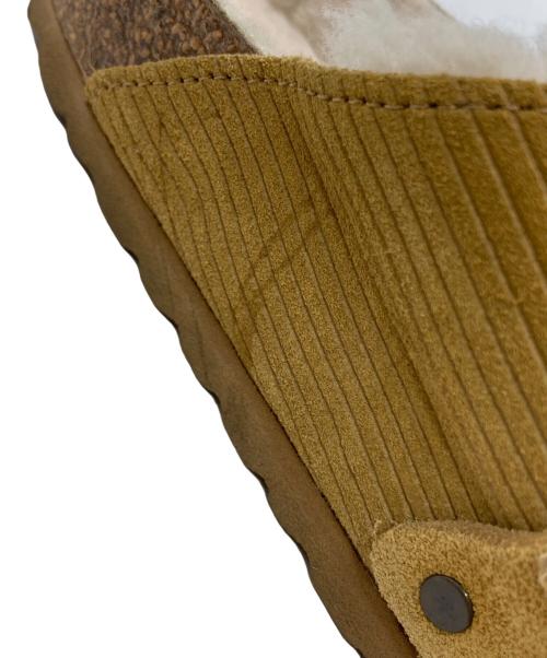 BIRKENSTOCK（ビルケンシュトック）BIRKENSTOCK (ビルケンシュトック) Kyoto Teddy LEVE Corduroy Co ベージュ サイズ:38の古着・服飾アイテム