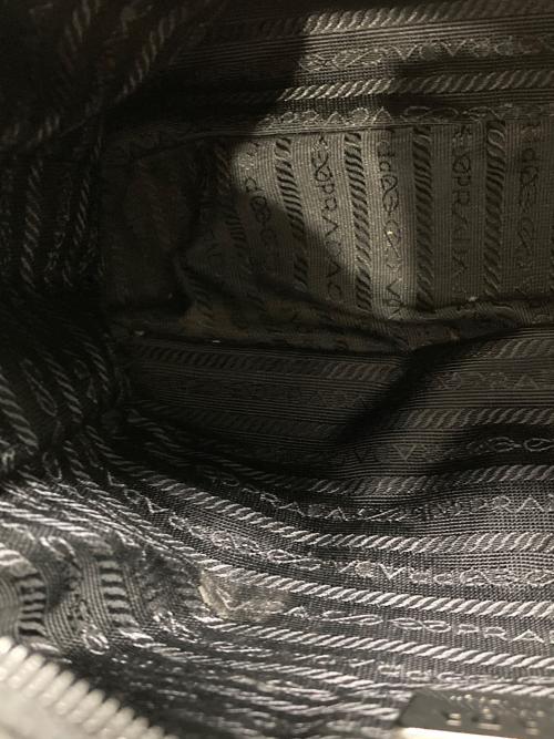 PRADA（プラダ）PRADA (プラダ) チェーンナイロントートバッグ ブラックの古着・服飾アイテム