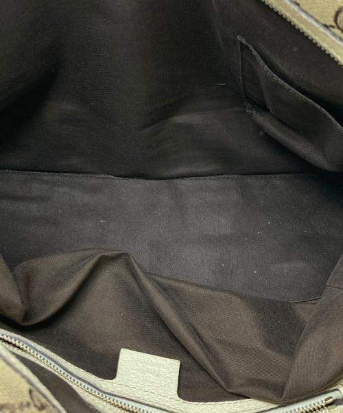 GUCCI（グッチ）GUCCI (グッチ) ミニボストンバッグ ベージュ×ホワイトの古着・服飾アイテム