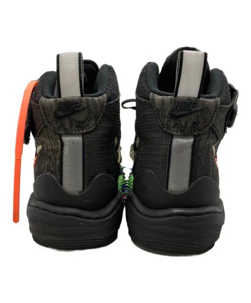 NIKE（ナイキ）NIKE (ナイキ) OFFWHITE (オフホワイト) エアフォース1 ミッド ブラック サイズ:27.5の古着・服飾アイテム