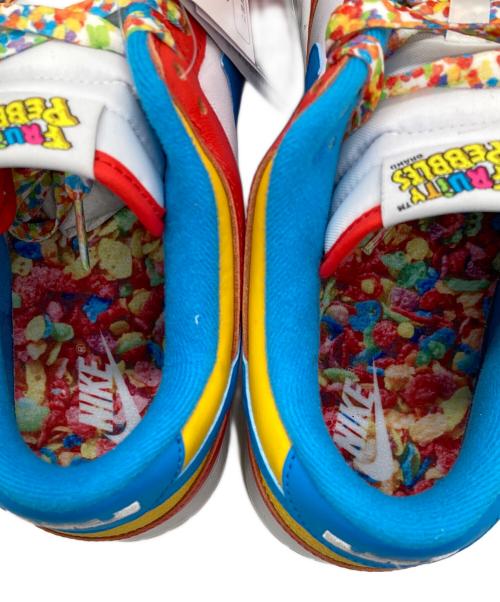 NIKE（ナイキ）NIKE (ナイキ) FRUiTY PEBBLES (フルーティーペブルス) ダンク ロー QS ホワイト×レッド サイズ:28 未使用品の古着・服飾アイテム