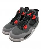 NIKEナイキ）の古着「エアジョーダン4 レトロ」｜グレー