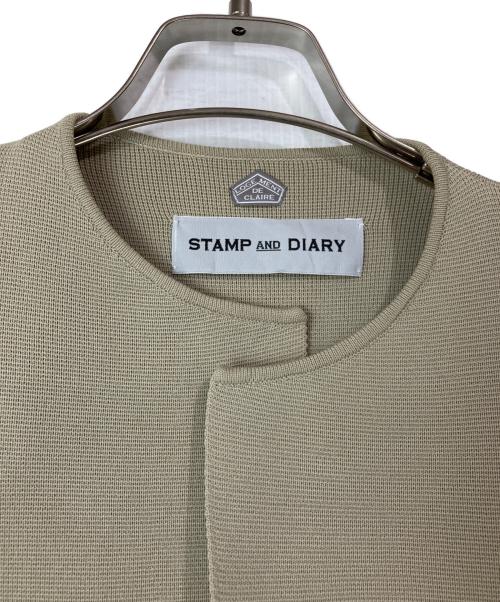 STAMP AND DIARY（スタンプアンドダイアリー）STAMP AND DIARY (スタンプアンドダイアリー) バロア ショート ジャケット ベージュ サイズ:Freeの古着・服飾アイテム