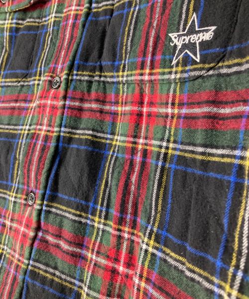 SUPREME（シュプリーム）SUPREME (シュプリーム) Quited Plaid Flannel Shirt レッド サイズ:Ｌの古着・服飾アイテム