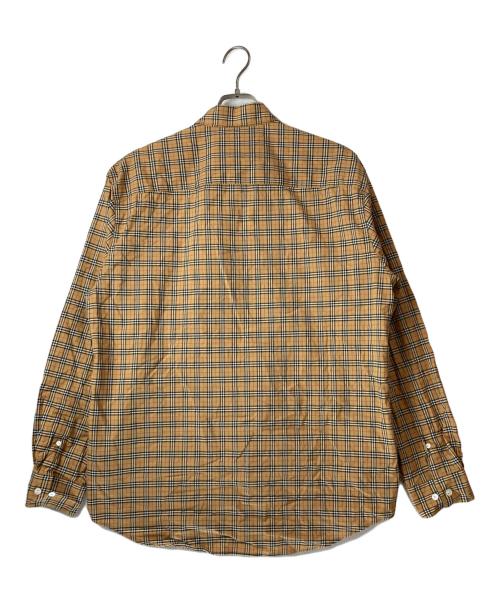 BURBERRY（バーバリー）BURBERRY (バーバリー) ノヴァチェックBDシャツ ベージュ サイズ:Ｌの古着・服飾アイテム