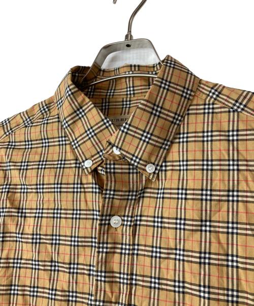 BURBERRY（バーバリー）BURBERRY (バーバリー) ノヴァチェックBDシャツ ベージュ サイズ:Ｌの古着・服飾アイテム