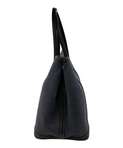 HERMES（エルメス）HERMES (エルメス) トートバッグ　ガーデンパーティPM ブラック×ネイビーの古着・服飾アイテム
