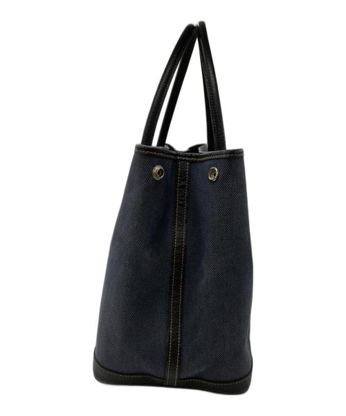 HERMES（エルメス）HERMES (エルメス) トートバッグ　ガーデンパーティPM ブラック×ネイビーの古着・服飾アイテム
