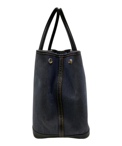 HERMES（エルメス）HERMES (エルメス) トートバッグ　ガーデンパーティPM ブラック×ネイビーの古着・服飾アイテム