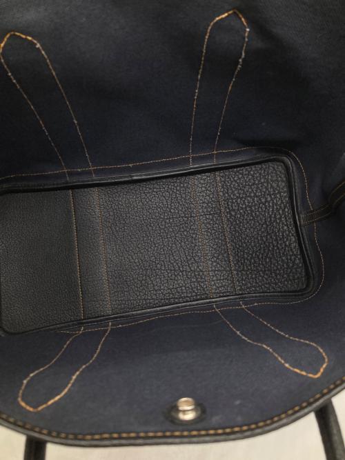 HERMES（エルメス）HERMES (エルメス) トートバッグ　ガーデンパーティPM ブラック×ネイビーの古着・服飾アイテム