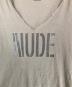 中古・古着 L.G.B (ルグランブルー) NUDE Vネックプリントカットソー グレー サイズ:2：15000円