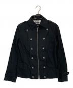 BURBERRY BLACK LABELバーバリーブラックレーベル）の古着「ナポレオンジャケット」｜ブラック