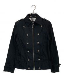 BURBERRY BLACK LABEL（バーバリーブラックレーベル）の古着「ナポレオンジャケット」｜ブラック
