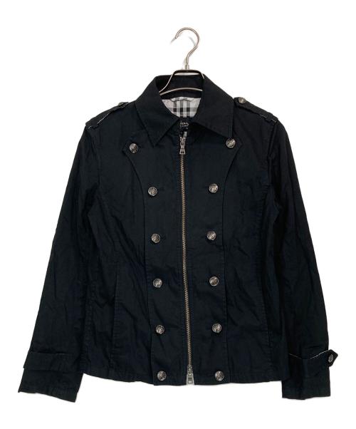 BURBERRY BLACK LABEL（バーバリーブラックレーベル）BURBERRY BLACK LABEL (バーバリーブラックレーベル) ナポレオンジャケット ブラック サイズ:Ｍの古着・服飾アイテム