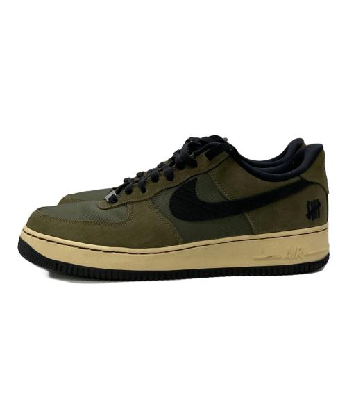 NIKE（ナイキ）NIKE (ナイキ) UNDEFEATED (アンディフィーテッド) エアフォース1 ロー / Air Force 1 Low オリーブ サイズ:29cmの古着・服飾アイテム