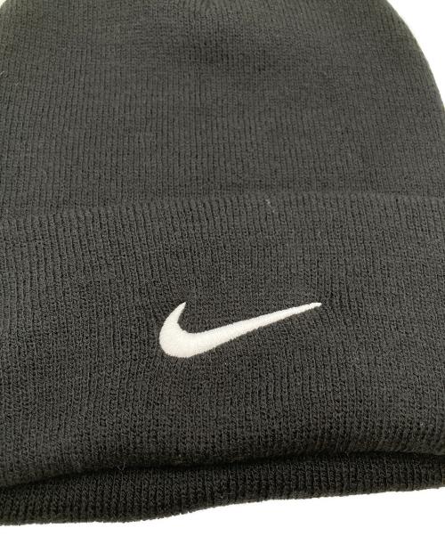 stussy（ステューシー）stussy (ステューシー) NIKE (ナイキ) ブラックカフビーニー ブラック 未使用品の古着・服飾アイテム