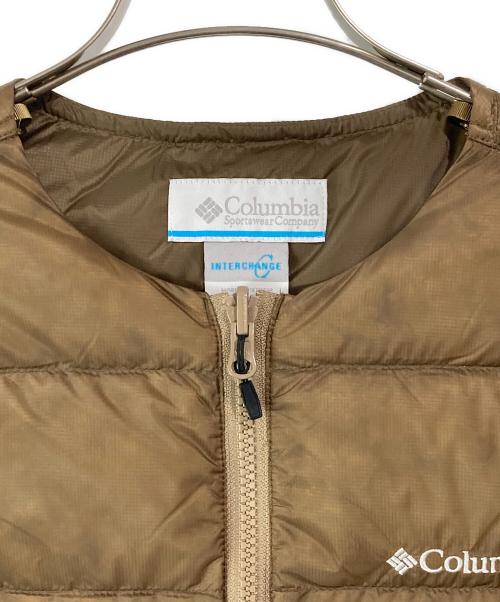 Columbia（コロンビア）Columbia (コロンビア) バーティカル グライド ダウンジャケット ブラウン サイズ:Mの古着・服飾アイテム