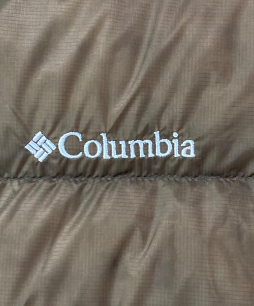 Columbia（コロンビア）Columbia (コロンビア) バーティカル グライド ダウンジャケット ブラウン サイズ:Mの古着・服飾アイテム