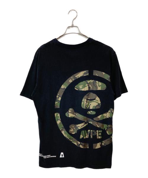 A BATHING APE（アベイシングエイプ）A BATHING APE (アベイシングエイプ) AAPE UNIVERSE TEE ブラック サイズ:XLの古着・服飾アイテム